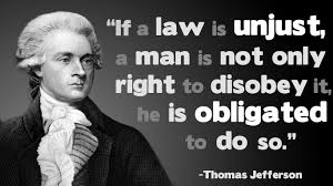 Jefferson on Civil Disobedience