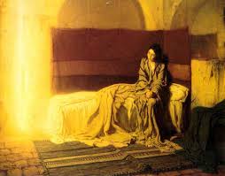 Paris, France, 1898 "THE ANNUNCIATION" by Henry Ossawa Tanner, American (1859 - 1937)