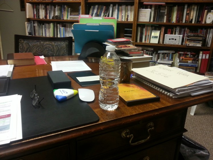 Amazing, but my desk looks relatively organized!