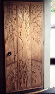Anybody want to carve this door for my house?