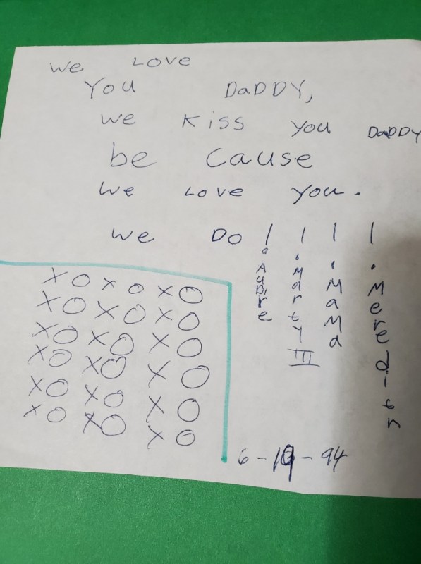 Meredith's 8 Year old Encouragment