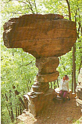 Ticklish Rock Near Deer Lake Pennsylvania
